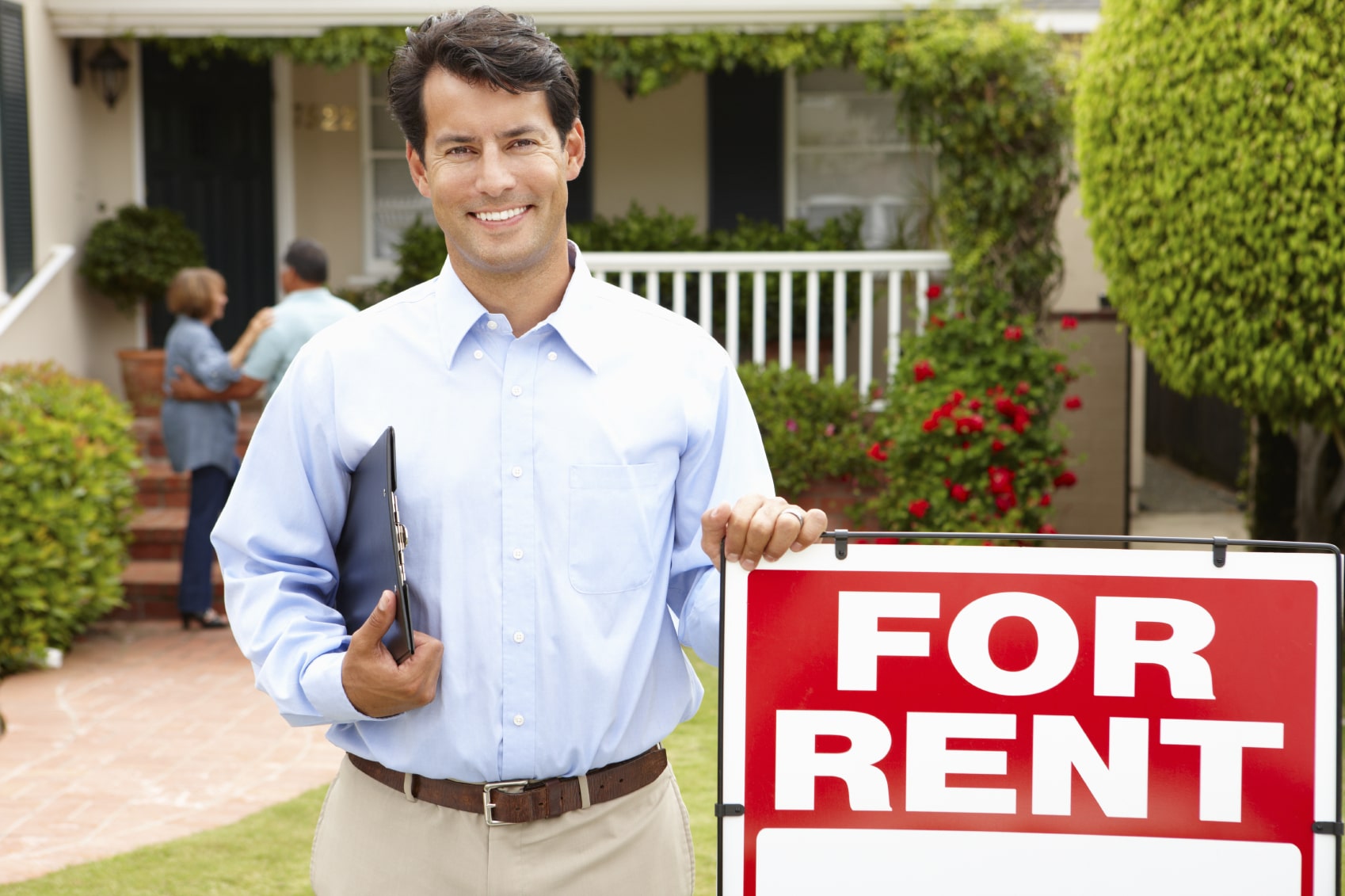 Foxy real estate agent with