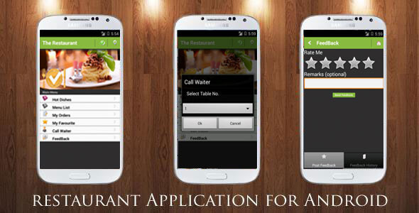 Restaurant Order Mobile App - Android & iOS